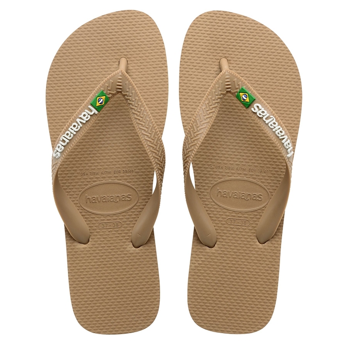 Havaianas chaussures havaianas brasil logo rose gold 