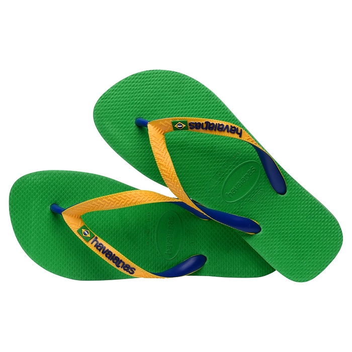 Havaianas chaussures havaianas brasil mix leaf green marine blue 9095101_3