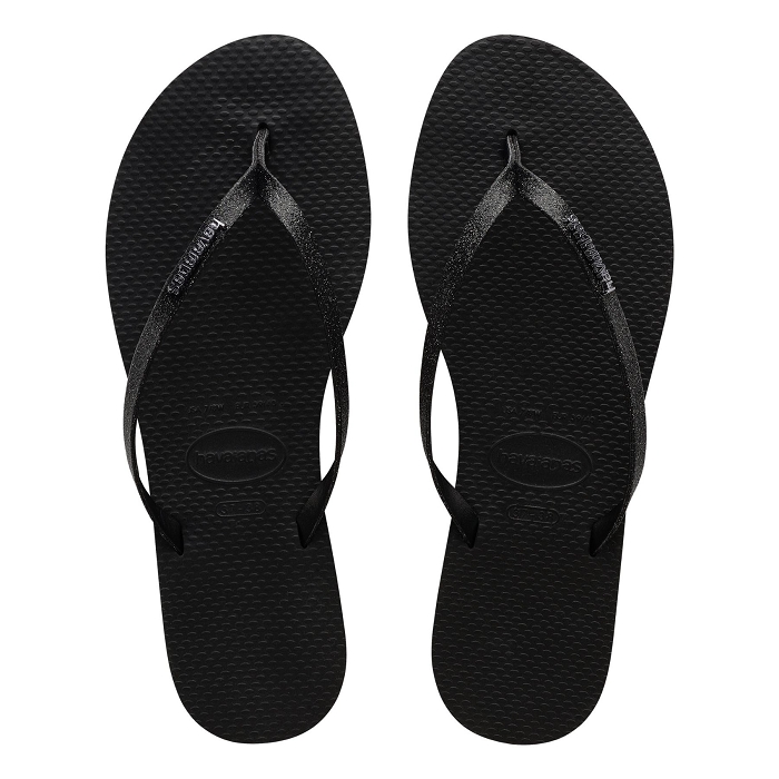 Havaianas chaussures havaianas you glitter black 