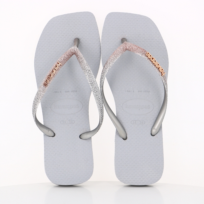 Havaianas chaussures havaianas square glitter ice grey 