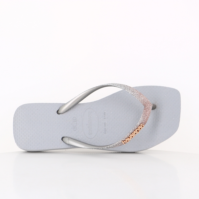 Havaianas chaussures havaianas square glitter ice grey 9096601_2