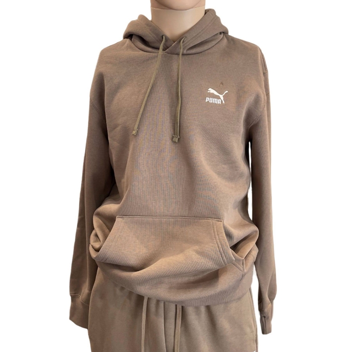 Puma textile puma hoodie classics chocolate chip 9098201_1