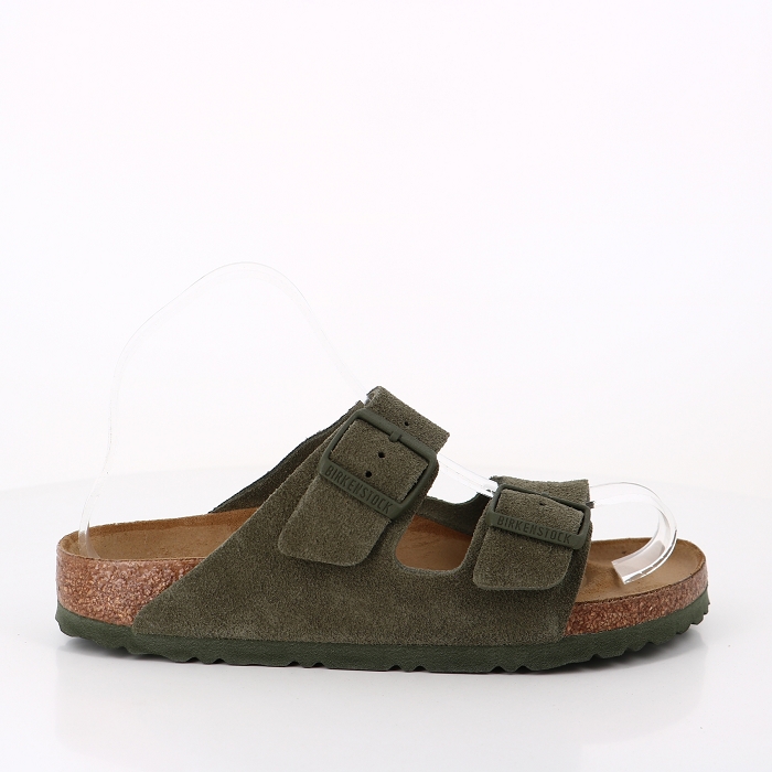 Birkenstock chaussures birkenstock arizona suede thyme khaki