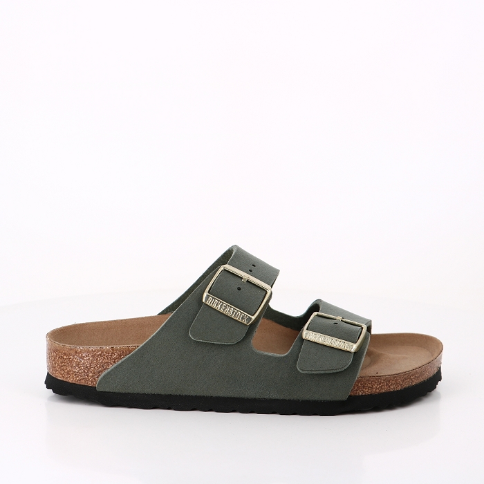 Birkenstock chaussures birkenstock arizona vegan soft thyme gris