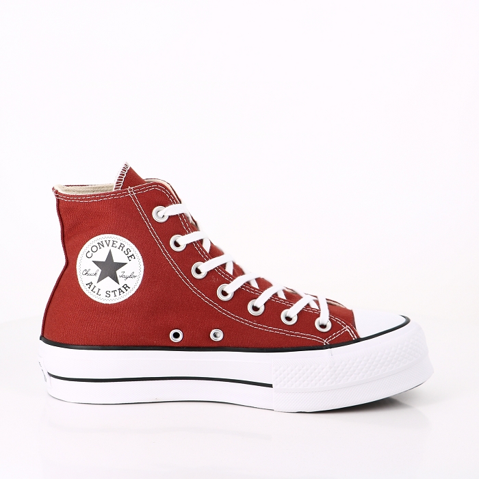 Converse chaussures converse hi ritual red marron