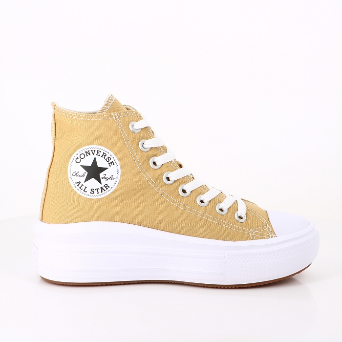 Converse chaussures converse hi dunescape white gold jaune
