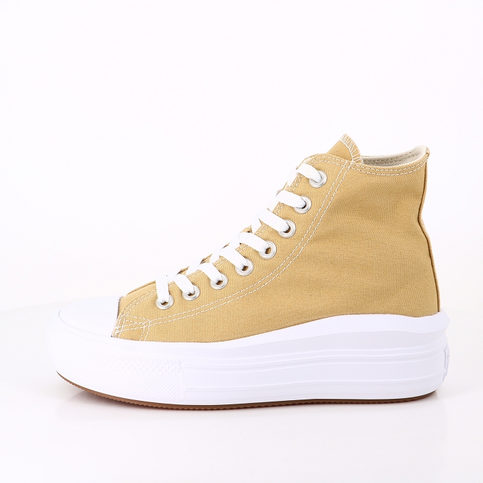 Converse chaussures converse hi dunescape white gold jaune9101901_3