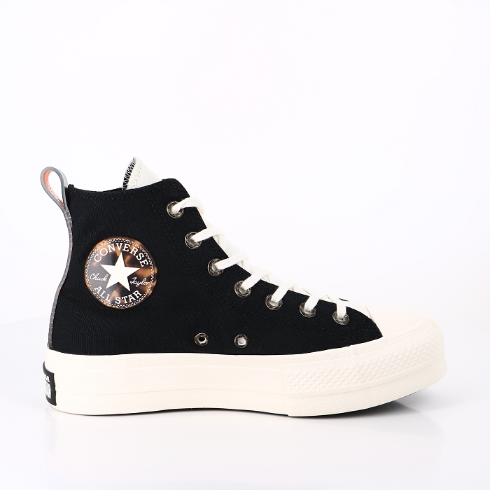 Converse chaussures converse hi black egret tawny owl noir