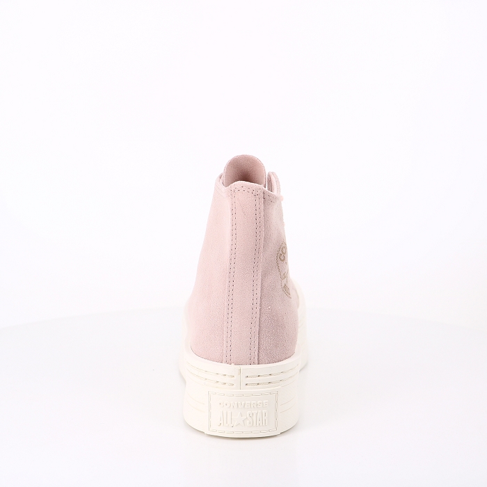 Converse chaussures converse modern lift platform mono suede pink rose9103701_4