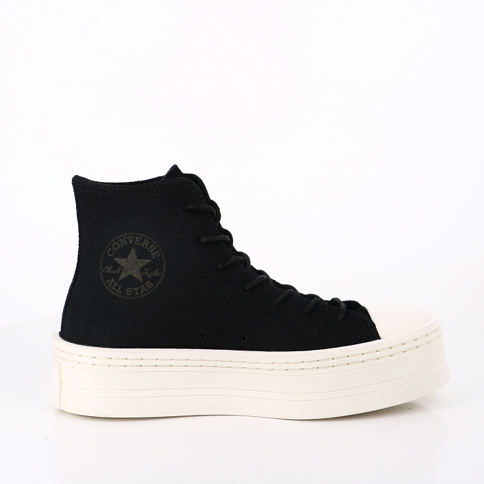 Converse chaussures converse modern lift platform mono suede black noir