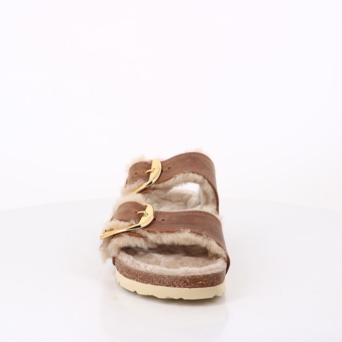 Birkenstock chaussures birkenstock arizona bb shearling cognac marron9104801_2