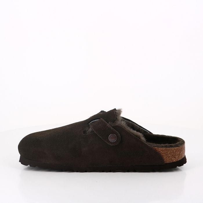 Birkenstock chaussures birkenstock boston shearling mocca femme marron9105001_3