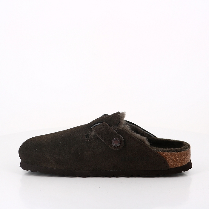 Birkenstock chaussures birkenstock boston shearling mocca marron9105001_3