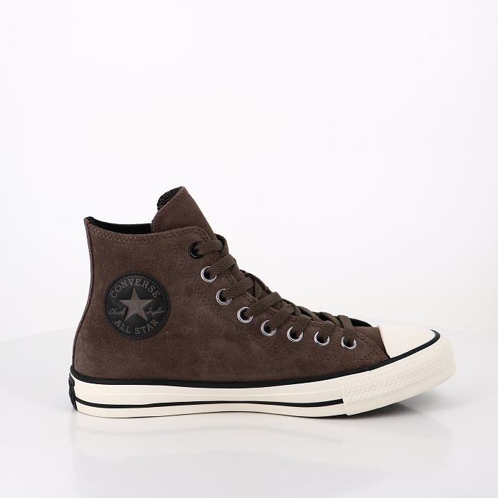 Converse chaussures converse leather  engine smokeblackegret taupe