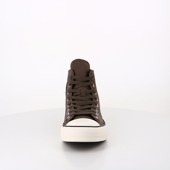 Converse chaussures converse leather  engine smokeblackegret taupe9105101_2