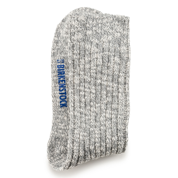 Birkenstock accessoires birkenstock chaussettes coton flamme femme gray white 9105901_2