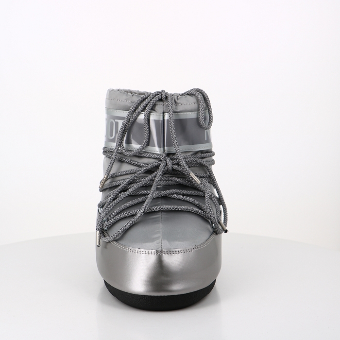 Moon boot chaussures moon boot bottes icon low glance silver satin argent9107101_2