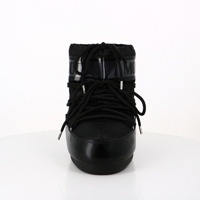 Moon boot chaussures moon boot bottes icon low glance black satin noir9107701_2