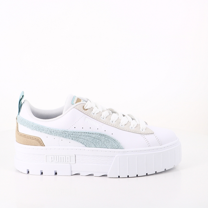 Puma chaussures puma mayze mix wns white turquoise blanc