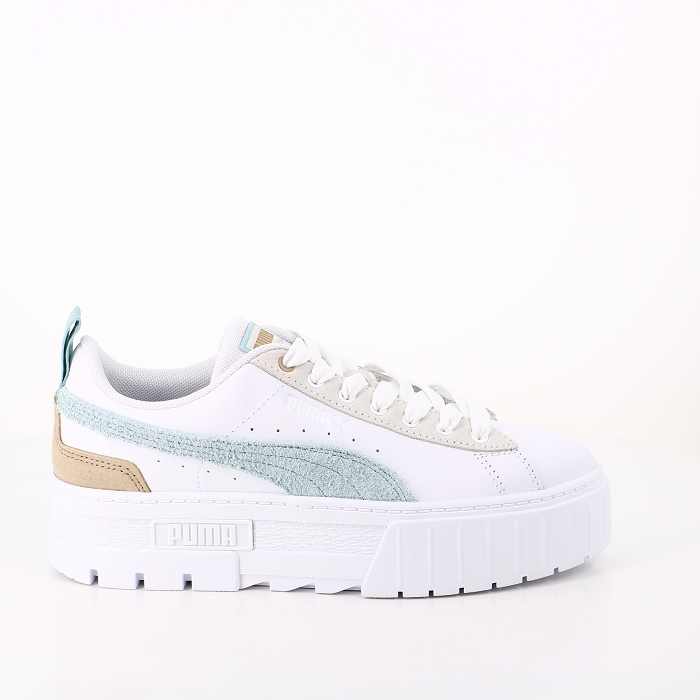 Puma chaussures puma mayze mix wns white turquoise blanc