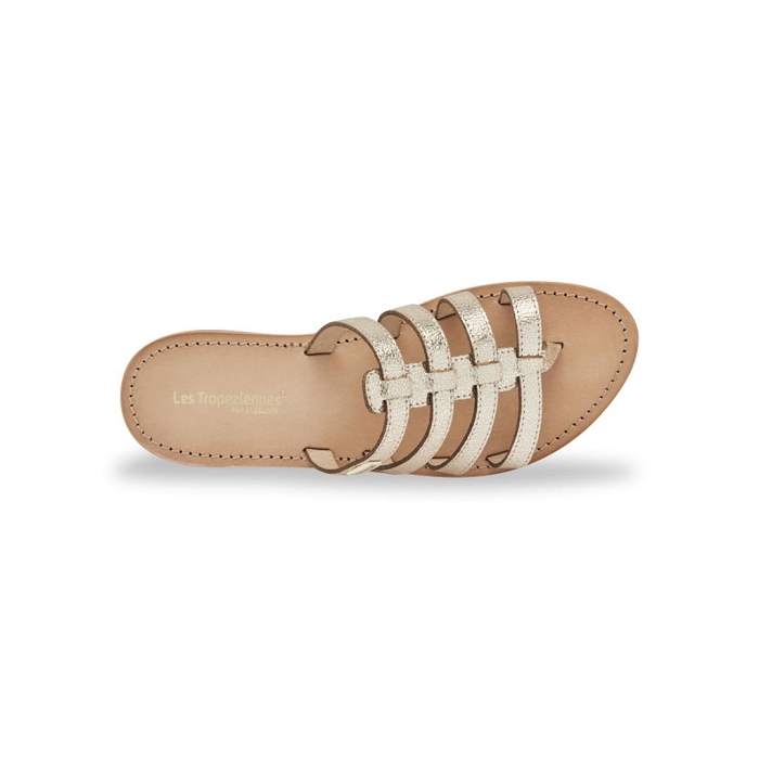 Les tropeziennes chaussures les tropeziennes hikamul or craquele or9113401_3