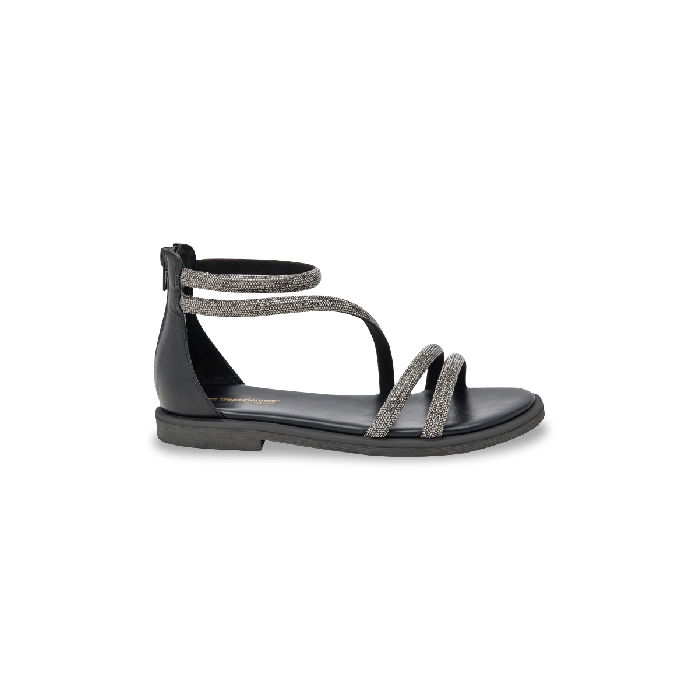 Les tropeziennes chaussures les tropeziennes costa noir argent noir