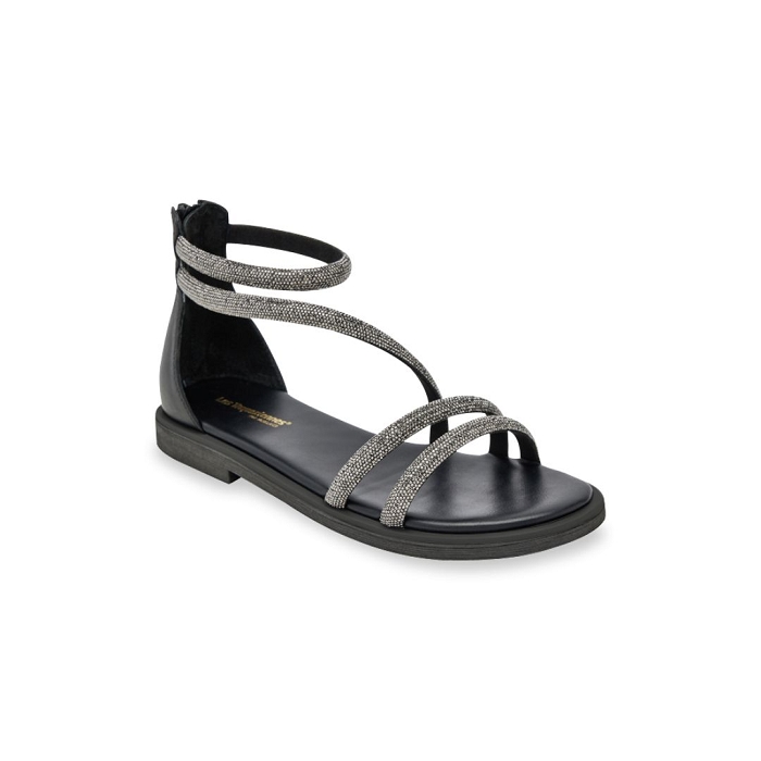 Les tropeziennes chaussures les tropeziennes costa noir argent noir9115401_2