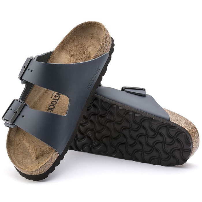 Birkenstock chaussures birkenstock arizona cuir blue hommes bleu9117201_4