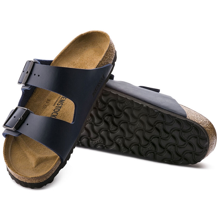 Birkenstock chaussures birkenstock arizona bf blue femmes bleu9117701_4