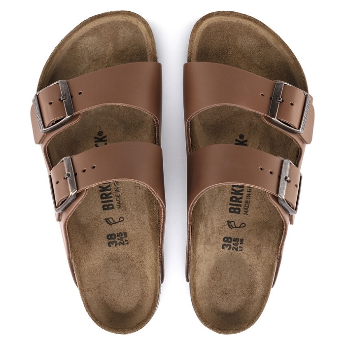 Birkenstock chaussures birkenstock arizona cuir ginger brown marron9120701_3