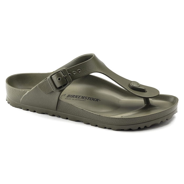 Birkenstock chaussures birkenstock gizeh eva  khaki khaki