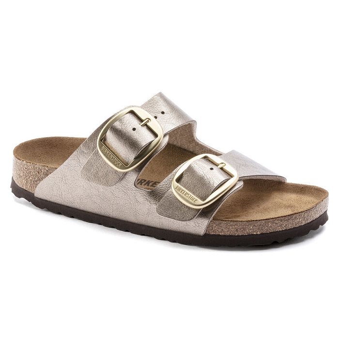 Birkenstock chaussures birkenstock arizona big buckle bf gracefull taupe 