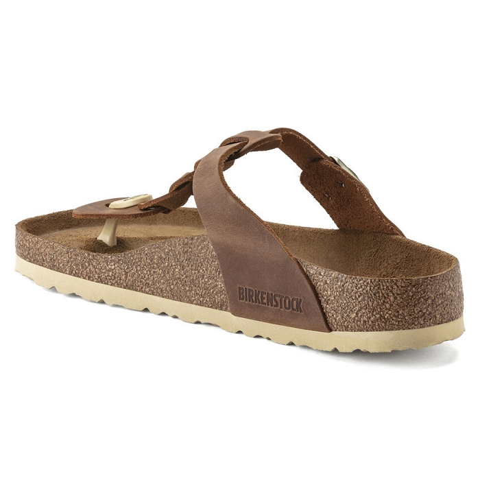 Birkenstock chaussures birkenstock gizeh cuir braided cognac 9121101_3