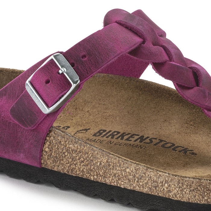 Birkenstock chaussures birkenstock gizeh cuir braided festival fuchsia fuchsia9121901_2