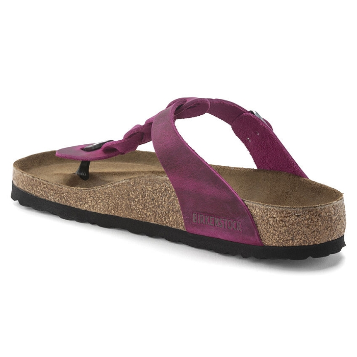 Birkenstock chaussures birkenstock gizeh cuir braided festival fuchsia fuchsia9121901_3