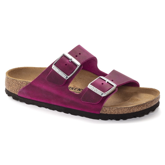 Birkenstock chaussures birkenstock arizona cuir festival fuchsia fuchsia