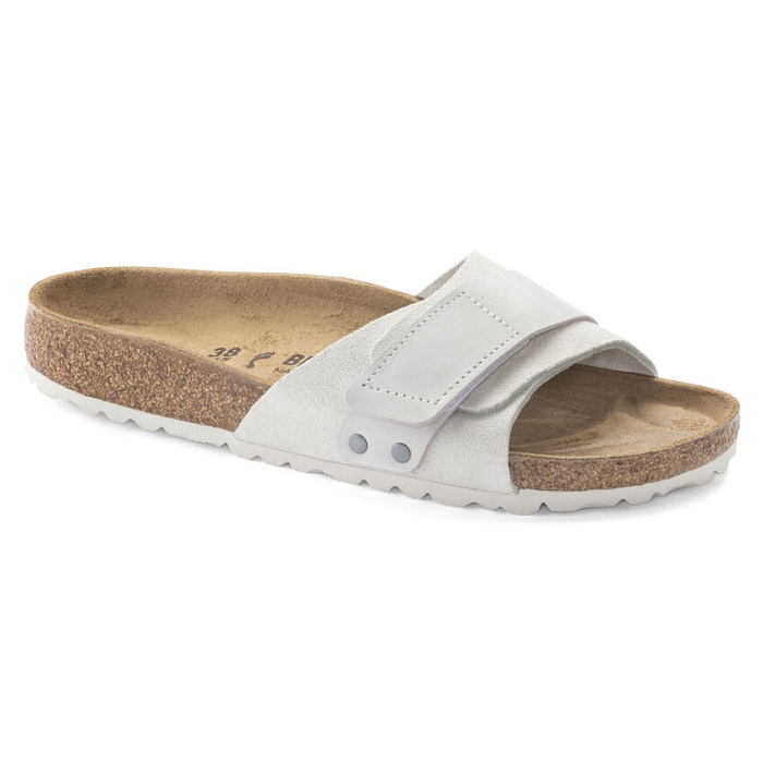 Birkenstock chaussures birkenstock oita suede antique white 