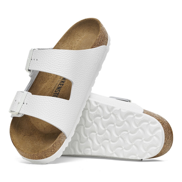 Birkenstock chaussures birkenstock arizona cuir white 9122901_4