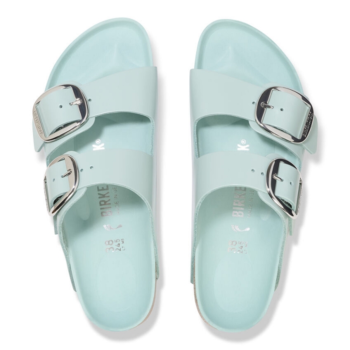 Birkenstock chaussures birkenstock arizona  cuir big buckle highshine surf green vert9123601_3