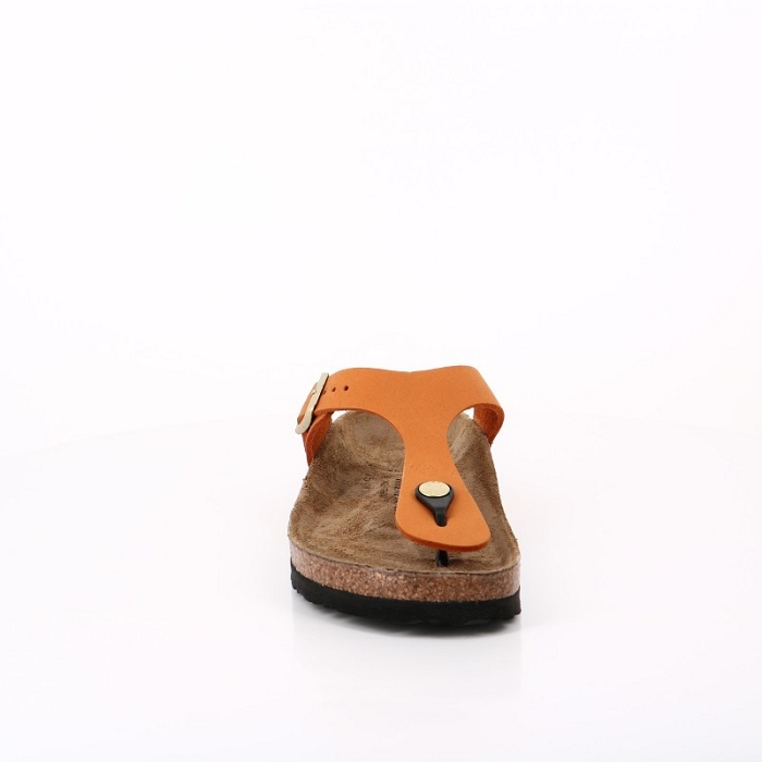 Birkenstock chaussures birkenstock gizeh cuir burnt orange 9124501_2
