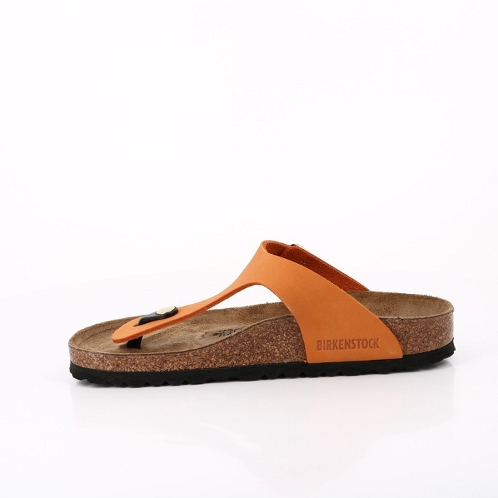 Birkenstock chaussures birkenstock gizeh cuir burnt orange 9124501_3