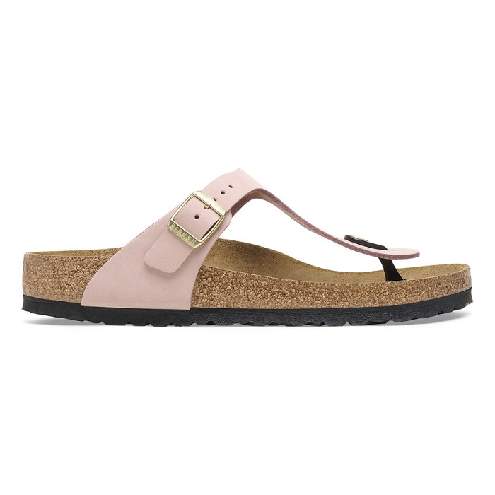 Birkenstock chaussures birkenstock gizeh cuir soft pink rose9124601_2
