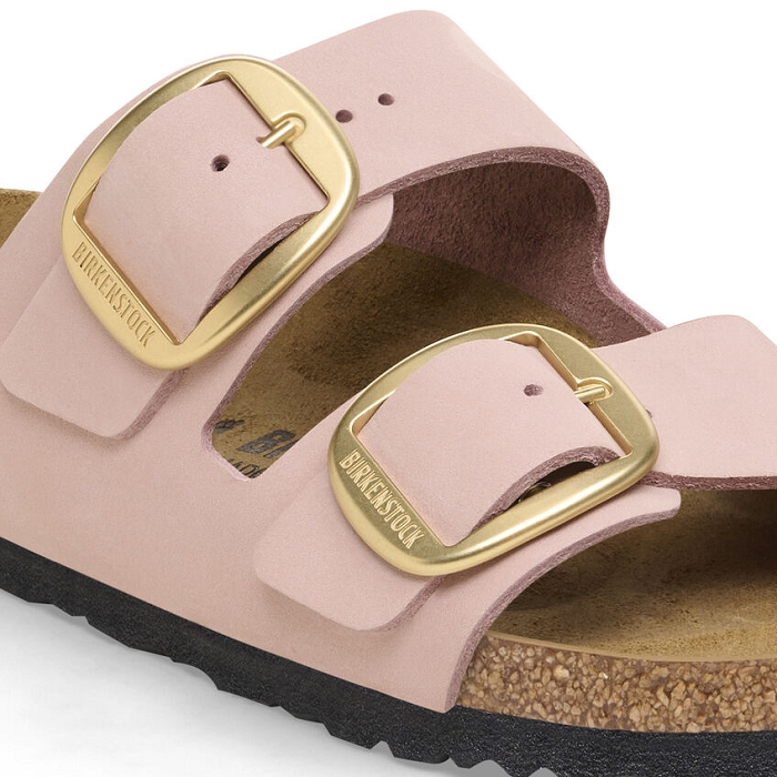 Birkenstock chaussures birkenstock arizona big buckle cuir soft pink rose9124801_2