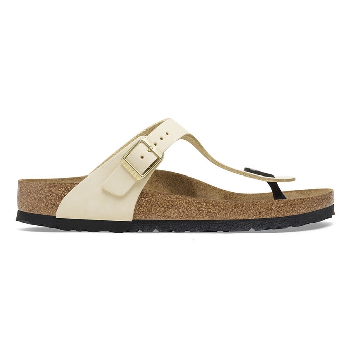 Birkenstock chaussures birkenstock gizeh cuir ecru 9125001_2