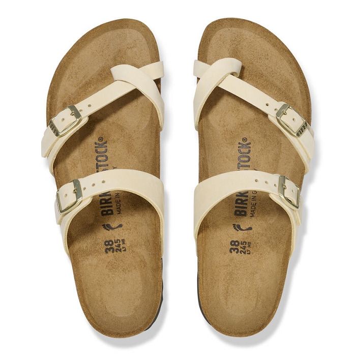 Birkenstock chaussures birkenstock mayari cuir ecru 9125301_3