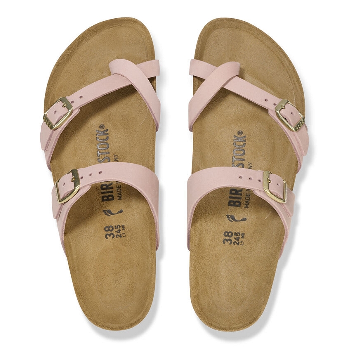 Birkenstock chaussures birkenstock mayari cuir soft pink 9126001_3