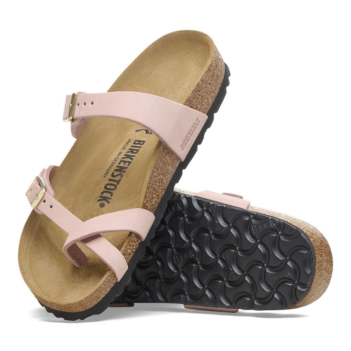 Birkenstock chaussures birkenstock mayari cuir soft pink 9126001_4