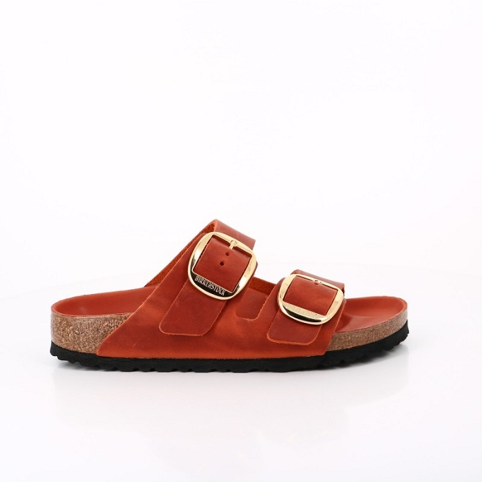 Birkenstock chaussures birkenstock arizona big buckle cuir burnt orange hex 