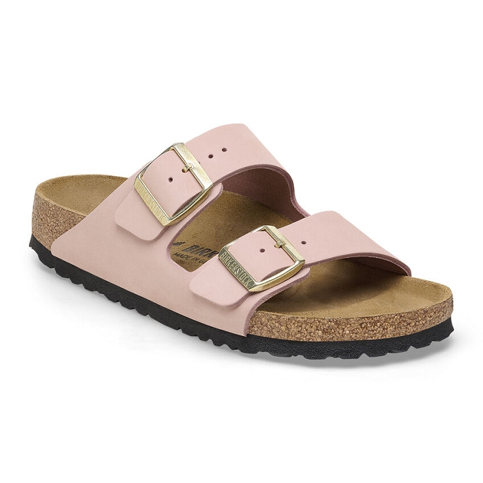 Birkenstock chaussures birkenstock arizona cuir soft pink 