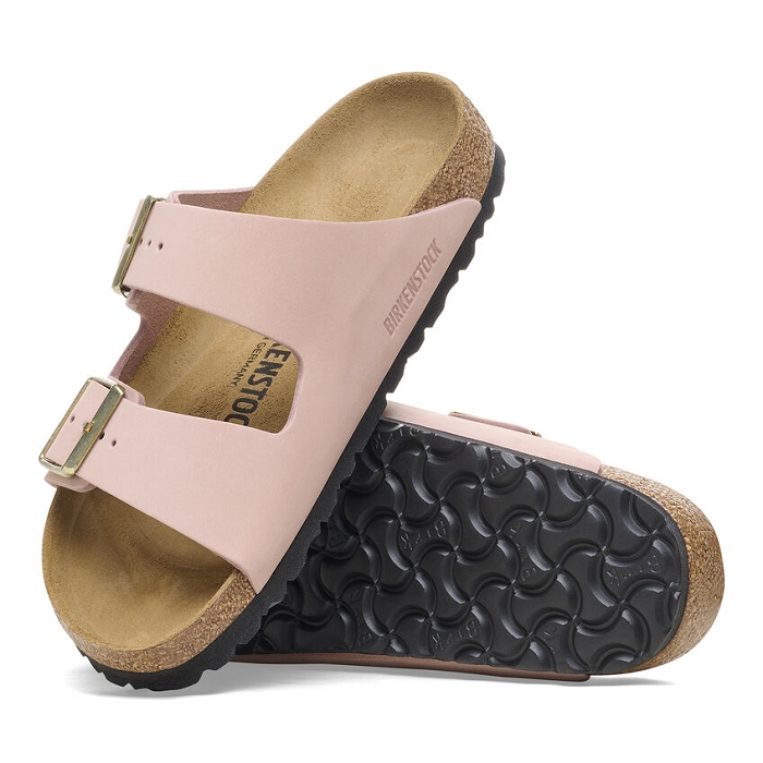 Birkenstock chaussures birkenstock arizona cuir soft pink 9126201_4